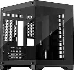 Корпус для компьютера 1stPlayer MV5-TRANSPARENT (черный)