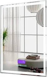 Зеркало Пекам  Greta 80x120 greta-80x120M (с подсветкой, с многофункциональной панелью)