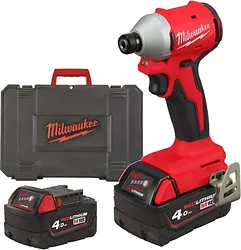 Винтоверт Milwaukee M18 M18BLIDRC-402C 4933492840 (с 2-мя АКБ, кейс) Винтоверт Milwaukee M18 M18BLIDRC-402C 4933492840 (с 2-мя АКБ, кейс)