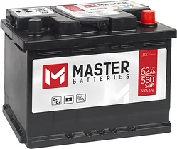 Автомобильный аккумулятор Master Batteries R+ (62Ah) Автомобильный аккумулятор Master Batteries R+ (62Ah)