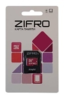 ZIFRO microSDHC Class 10 16GB + SD adapter