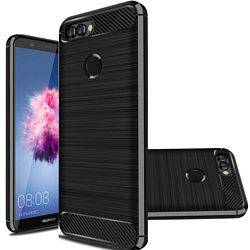 Case Brushed Line для Huawei P Smart (черный)