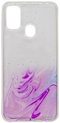 EXPERTS Aquarelle для Samsung Galaxy A21s (розовый)