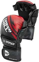 Перчатки для единоборств Green Hill IMMAF MMI-602 (L, красный/черный)