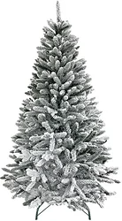 Новогодняя елка Maxy Poland Платиновая заснеженная с литыми ветками 1.8 м
