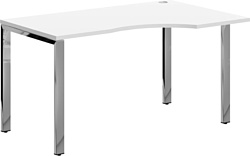 Стол для работы Skyland Xten-Gloss XGCET 149(R).1 (белый/нержавеющая сталь) Стол для работы Skyland Xten-Gloss XGCET 149(R).1 (белый/нержавеющая сталь)