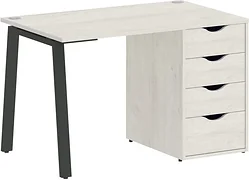 Стол для работы Riva Home Office VR.SP-3-118.4.A Anthracite (дуб наварра) Стол для работы Riva Home Office VR.SP-3-118.4.A Anthracite (дуб наварра)