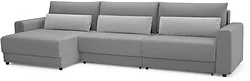 Угловой диван Mio Tesoro Таун 264 1.5ек-1.5ек-1.5пф (1363 серый)
