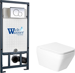 Унитаз Saniteco KW-9010W + Marberg 507 + Marberg 507 RD CR