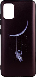 Case Print для Samsung Galaxy A51 (астронавт на луне)