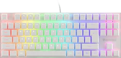 Клавиатура Genesis Thor 303 TKL RGB white (без кириллицы)