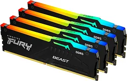 Модуль памяти Kingston FURY Beast RGB KF552C40BBAK4-128