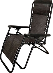 Шезлонг Sundays ZC-CC010-2 (темно-коричневый)