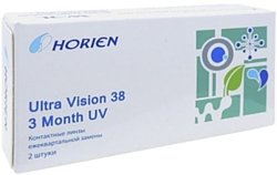 Horien Ultra Vision 38 3 Month UV -3.75 дптр 8.6 mm Horien Ultra Vision 38 3 Month UV -3.75 дптр 8.6 mm