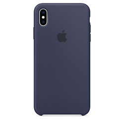 Apple Silicone Case для iPhone XS Max Midnight Blue