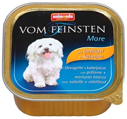 Animonda Vom Feinsten Mare для собак с домашней птицей и треской (0.15 кг) 1 шт.