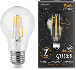 Gauss LED Filament Graphene A60 15W 2700K E27 102802115