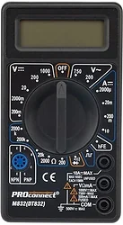 Мультиметр PROconnect M832 (DT832) Мультиметр PROconnect M832 (DT832)