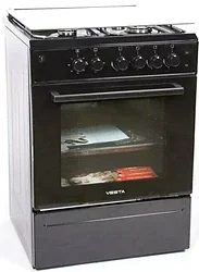 Комбинированная плита VESTA Valencia VKE 10-E (черный) Комбинированная плита VESTA Valencia VKE 10-E (черный)