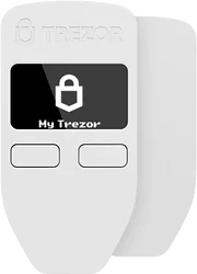 Аппаратный криптокошелек Trezor Model One (белый) Аппаратный криптокошелек Trezor Model One (белый)