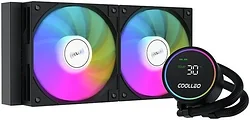 Жидкостное охлаждение для процессора Coolleo Ice Fairy Dig 240 Lite (черный) Жидкостное охлаждение для процессора Coolleo Ice Fairy Dig 240 Lite (черный)