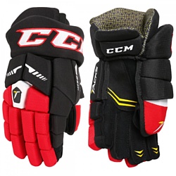 CCM Tacks 4052 JR (черный/красный, 12 размер)