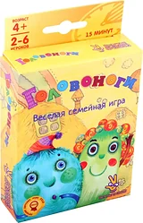 Настольная игра для детей Простые правила Головоноги