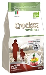 Crockex (12 кг) Wellness Adult Medio-Maxi ягненок с рисом