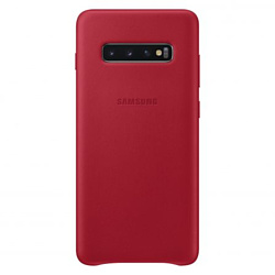 Samsung Leather Cover для Samsung Galaxy S10 Plus (красный)