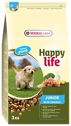 Happy life (3 кг) Junior with Chicken