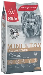Blitz Adult Dog Mini & Toy Breeds dry (2 кг)