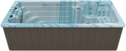 Aquavia Spa Amazon Swimspa 500x230 (blue marble/synthetic grey)