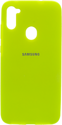 EXPERTS Original Tpu для Samsung Galaxy A11/M11 с LOGO (салатовый)