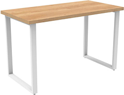 Стол для работы TMB Loft Трентон разборный 1300х700 36 мм (дуб небраска нат./белый)