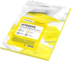 Офисная бумага OfficeSpace Intensive A4 80 г/м2 50 л 245182 (желтый) Офисная бумага OfficeSpace Intensive A4 80 г/м2 50 л 245182 (желтый)