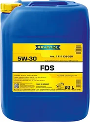 Моторное масло Ravenol FDS SAE 5W-30 20л Моторное масло Ravenol FDS SAE 5W-30 20л