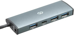 Usb-хаб Digma HUB-3U3.0С-UC-G