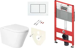 Унитаз Saniteco KW-9005W + TECE Kit 9400413 Унитаз Saniteco KW-9005W + TECE Kit 9400413