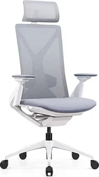 Кресло SitZone E-YR-001A-P1-WH (сетка/ткань, серый) Кресло SitZone E-YR-001A-P1-WH (сетка/ткань, серый)