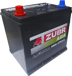 Автомобильный аккумулятор Zubr R+ ZU680JP (68Ah)