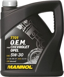 Mannol O.E.M. for chevrolet opel 5W-30 4л