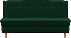 Brioli Диди трехместный (рогожка, J8 темно-зеленый/светлые ножки)
