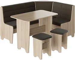 Обеденная группа Трия Техас исп. 2 (дуб сонома/кашемир коричневый) Обеденная группа Трия Техас исп. 2 (дуб сонома/кашемир коричневый)