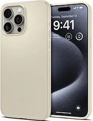 Чехол для телефона Spigen Thin Fit для iPhone 15 Pro ACS06694 (бежевый) Чехол для телефона Spigen Thin Fit для iPhone 15 Pro ACS06694 (бежевый)