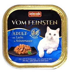 Animonda (0.1 кг) 16 шт. Vom Feinsten Adult Меню для привередливых кошек с лососем в соусе из трав