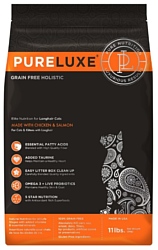 PureLuxe (5 кг) Elite Nutrition for longhair cats with chicken & salmon