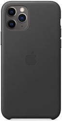 Apple Leather Case для iPhone 11 Pro (черный)