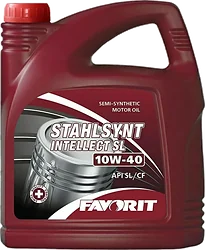 Моторное масло Favorit Stahlsynt Intellect SL/CF 10W-40 4л