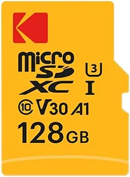 Карта памяти Kodak Ultra Performance microSDXC 128GB EKMSDM128GXC10HPRK (с адаптером)