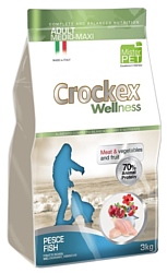 Crockex (3 кг) Wellness Adult Medio-Maxi рыба с рисом